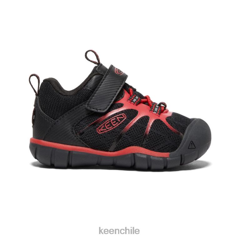 calzado KEEN zapatillas chandler 2 cnx alfombra negra/roja niños pequeños J4XN6885 - Image 1