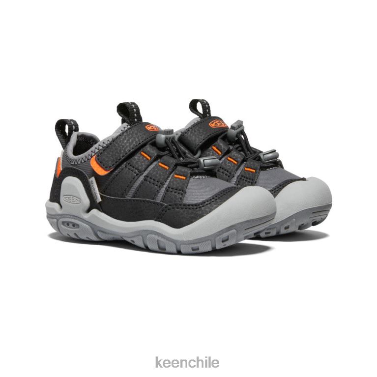 calzado KEEN zapatillas con nudo hueco gris acero/naranja seguridad niños grandes J4XN6908 - Image 2