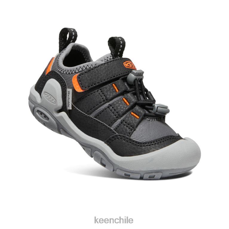 calzado KEEN zapatillas con nudo hueco gris acero/naranja seguridad niños grandes J4XN6908 - Image 3