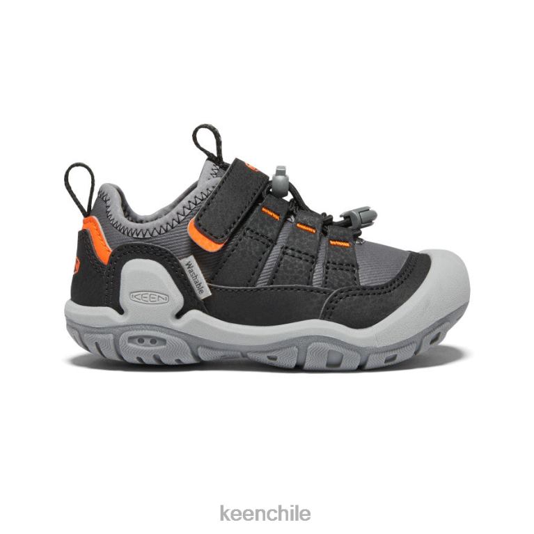 calzado KEEN zapatillas con nudo hueco gris acero/naranja seguridad niños grandes J4XN6908 - Image 1