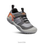 calzado KEEN zapatillas con pico y nudo imán/naranja de seguridad pequeños niños J4XN6972 - Image 3