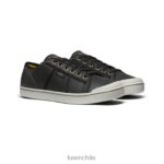 calzado KEEN zapatillas eldon de cuero cosecha abedul negro/plateado hombres J4XN6286 - Image 2