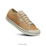 calzado KEEN zapatillas eldon de cuero cosecha beige/abedul plateado hombres J4XN6285 - Image 3