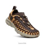calzado KEEN zapatillas uneek snk manzana canela/grano de café hombres J4XN6387 - Image 3
