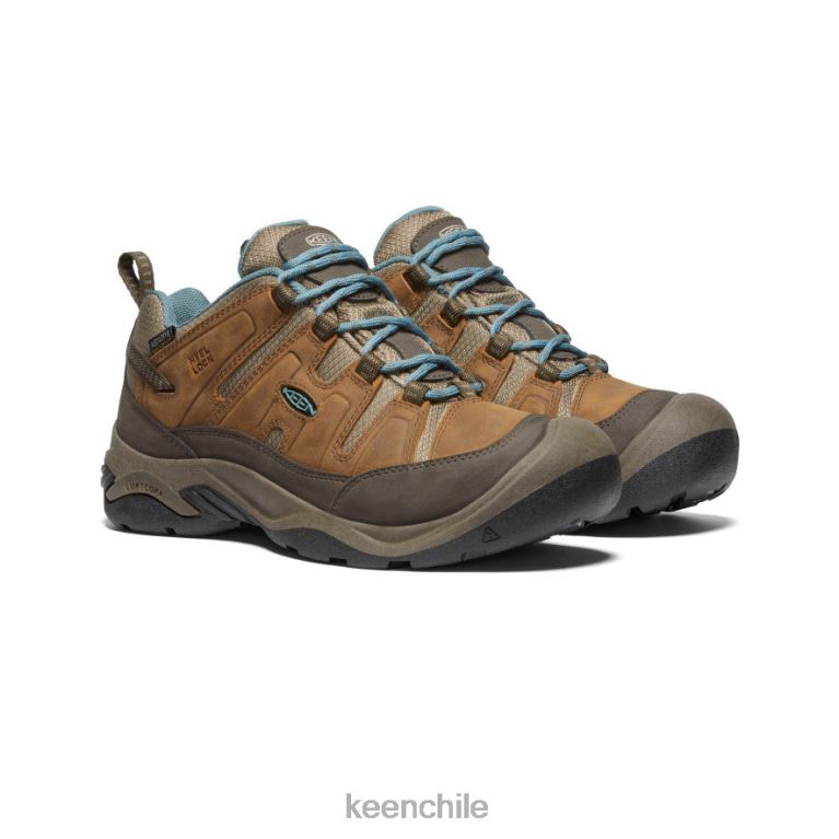 calzado KEEN zapato impermeable circadia ancho jarabe/atlántico norte mujer J4XN6456 - Image 2