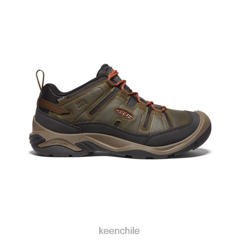 calzado KEEN zapato impermeable circadia oliva negra/arcilla de alfarero hombres J4XN6102 - Image 1