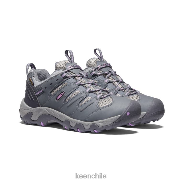calzado KEEN zapato impermeable koven gris acero/violeta africana mujer J4XN6665 - Image 2