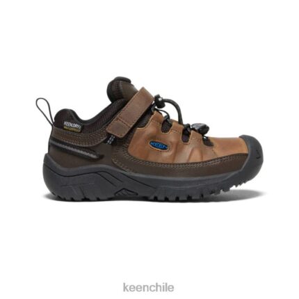 calzado KEEN zapato impermeable targhee grano de café/bisonte pequeños niños J4XN6911