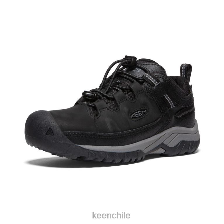 calzado KEEN zapato impermeable targhee negro/gris acero niños grandes J4XN6842 - Image 3