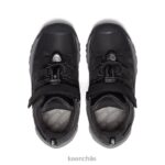 calzado KEEN zapato impermeable targhee negro/gris acero pequeños niños J4XN6912 - Image 4