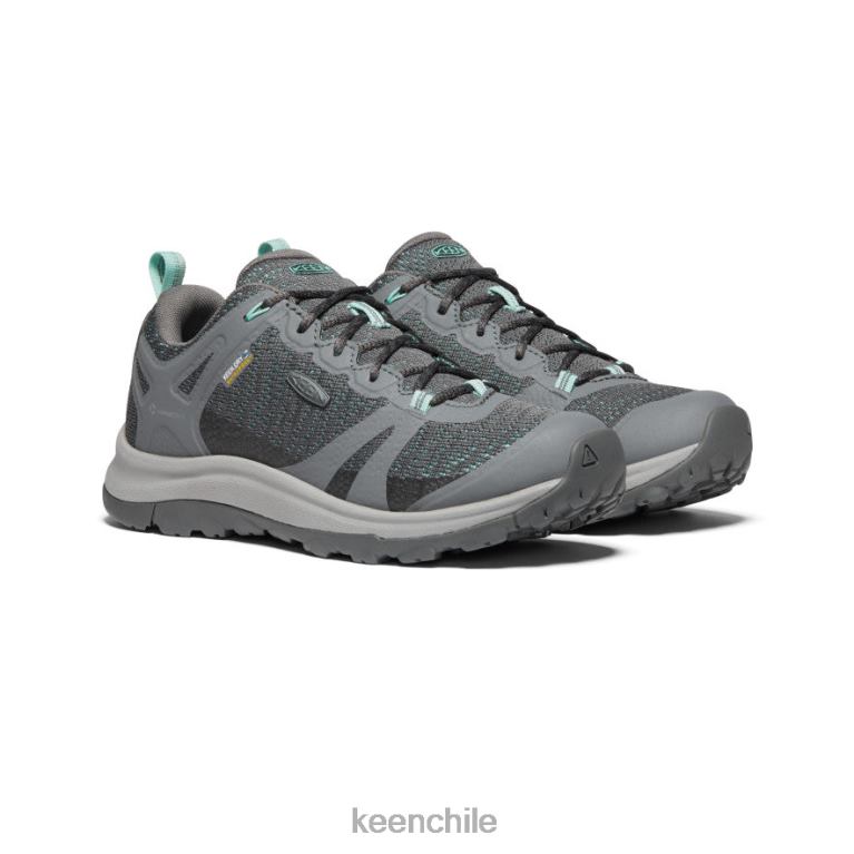 calzado KEEN zapato impermeable terradora ii gris acero/ola del océano mujer J4XN6592 - Image 2