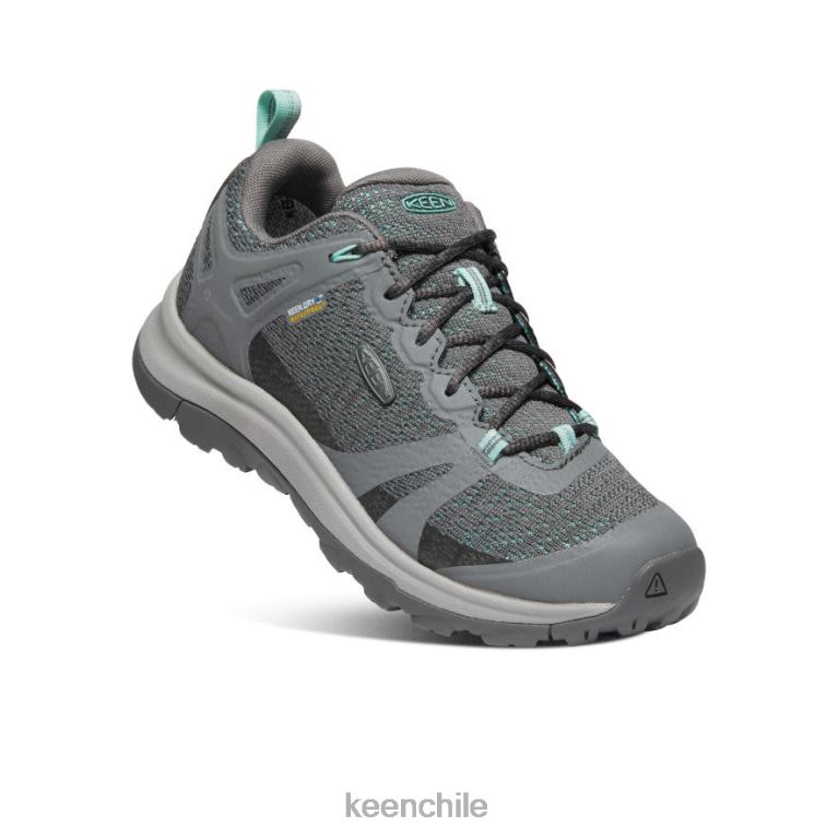 calzado KEEN zapato impermeable terradora ii gris acero/ola del océano mujer J4XN6592 - Image 3
