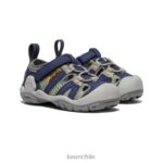 calzado KEEN arroyo nudo gris acero/azul profundo niños pequeños J4XN6806 - Image 2