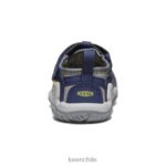 calzado KEEN arroyo nudo gris acero/azul profundo niños pequeños J4XN6806 - Image 5