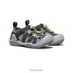 calzado KEEN arroyo nudo gris acero/azul profundo pequeños niños J4XN6772 - Image 2