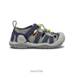 calzado KEEN arroyo nudo gris acero/azul profundo pequeños niños J4XN6772