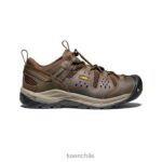 calzado KEEN atlanta cool ii esd (puntera blanda) marrón cascada/noche del bosque hombres J4XN6241