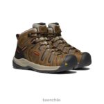 calzado KEEN Bota Flint II (punta blanda) marrón cascada/ocre quemado hombres J4XN6189 - Image 2