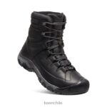 calzado KEEN bota impermeable de encaje alto targhee Cuervo negro hombres J4XN6390 - Image 3