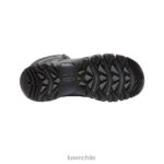 calzado KEEN bota impermeable de encaje alto targhee Cuervo negro hombres J4XN6390 - Image 4