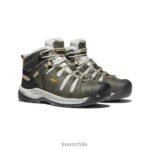 calzado KEEN Bota impermeable Flint II (puntera de acero) imán/vapor mujer J4XN6599 - Image 2