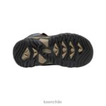 calzado KEEN bota impermeable greta grano de café/azul ala verde azulado niños grandes J4XN61016 - Image 4
