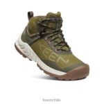 calzado KEEN bota impermeable nxis evo verde oliva/abedul plateado mujer J4XN6468 - Image 3