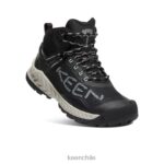 calzado KEEN bota impermeable nxis evo vidrio negro/azul mujer J4XN6467 - Image 3
