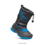 calzado KEEN bota impermeable para nieve troll imán/aster azul pequeños niños J4XN61008 - Image 3