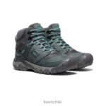 calzado KEEN bota impermeable ridge flex gris acero/porcelana mujer J4XN6574 - Image 2