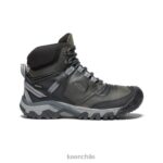 calzado KEEN bota impermeable ridge flex imán/negro hombres J4XN6141