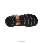 calzado KEEN bota impermeable ridge flex lobo de madera/polvo de ladrillo mujer J4XN6573 - Image 4