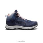 calzado KEEN bota impermeable terradora flex índigo vintage/melocotón mujer J4XN6582