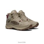 calzado KEEN bota impermeable terradora flex plaza topo/vino Windsor mujer J4XN6583 - Image 2
