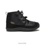 calzado KEEN chukka impermeable howser ii negro pequeños niños J4XN6995