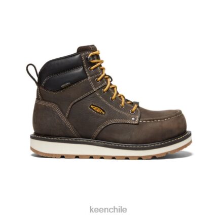 calzado KEEN cincinnati 6" chocolate oscuro/concha de arena hombres J4XN6232