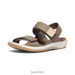 calzado KEEN correa trasera elle atigrado/blanco estrella niños grandes J4XN6724 - Image 3