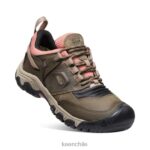 calzado KEEN cresta flexible impermeable lobo de madera/polvo de ladrillo mujer J4XN6649 - Image 3