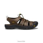 calzado KEEN cuero newport bisonte hombres J4XN6132