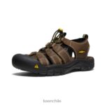 calzado KEEN cuero newport bisonte hombres J4XN6132 - Image 3