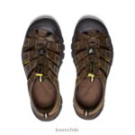 calzado KEEN cuero newport bisonte hombres J4XN6132 - Image 4