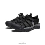 calzado KEEN cuero newport negro/gris acero hombres J4XN6133 - Image 2