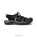 calzado KEEN cuero newport negro/gris acero hombres J4XN6133