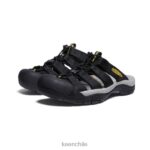 calzado KEEN diapositiva de newport amarillo negro hombres J4XN631 - Image 2