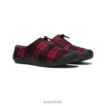 calzado KEEN diapositiva howser iii cuadros ruibarbo/negro hombres J4XN699 - Image 2