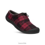 calzado KEEN diapositiva howser iii cuadros ruibarbo/negro hombres J4XN699 - Image 3