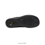 calzado KEEN diapositiva howser iii cuadros ruibarbo/negro hombres J4XN699 - Image 4