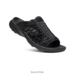 calzado KEEN diapositiva uneek snk negro hombres J4XN6357 - Image 3