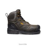 calzado KEEN filadelfia 6" marrón cascada/negro hombres J4XN6361