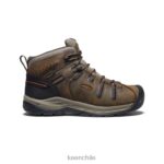 calzado KEEN Flint II impermeable medio (puntera blanda) aceituna negra/atigrado hombres J4XN675